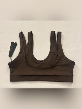 NikeSKIMS MATTE DOUBLE STRAP SCOOP BRA